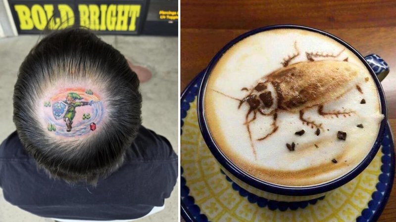 Two weird creations.