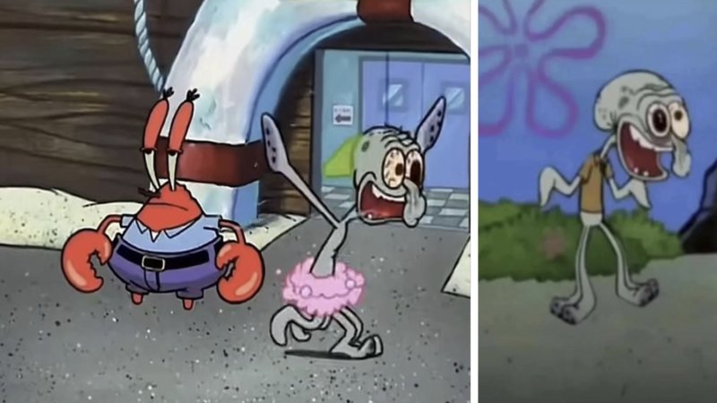 The 'Crazy Squidward' Meme Explained.