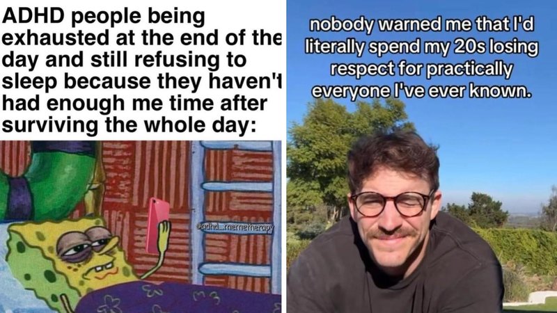 Two memes.