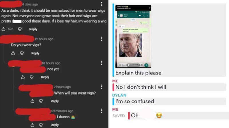 Two missed jokes.