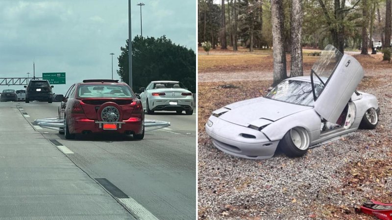 Two cars.
