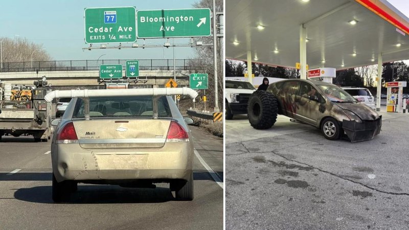 Two cars.