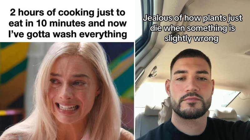 Two memes.