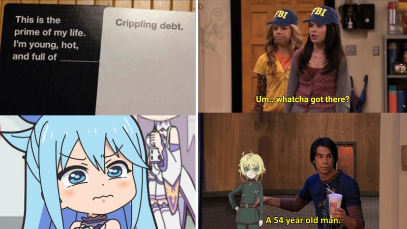 Two memes.