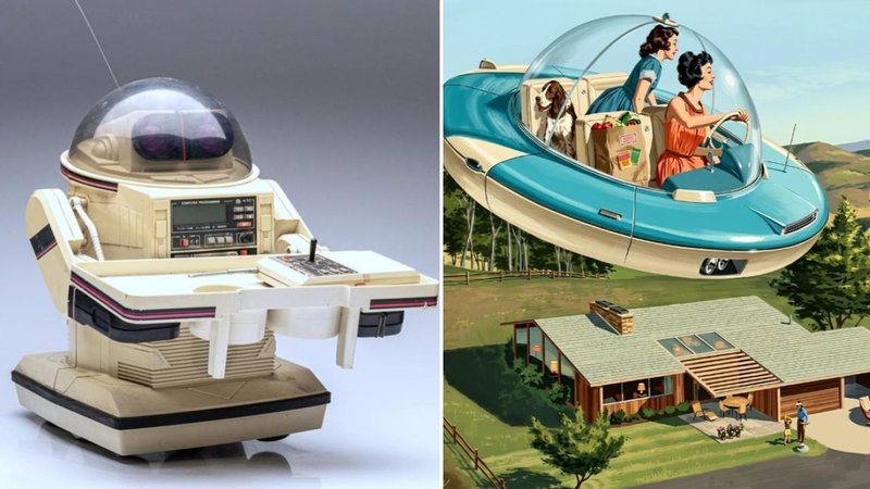 Two retro images.
