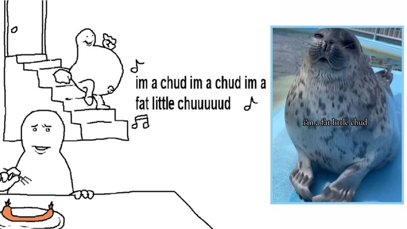 I'm A Chud / I'm A Fat Little Chud meme explained.
