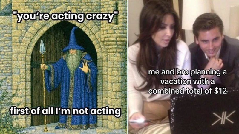 Two memes.