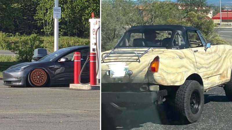 Two cars.
