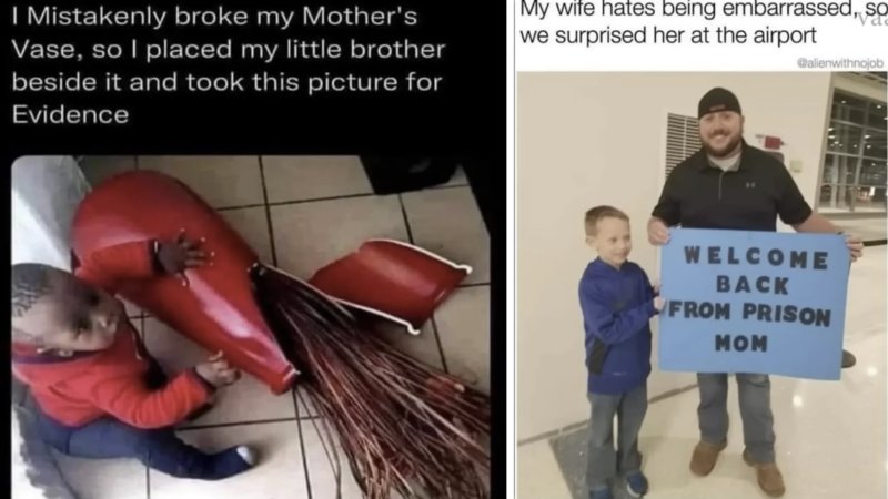 Two prank examples from the collection.