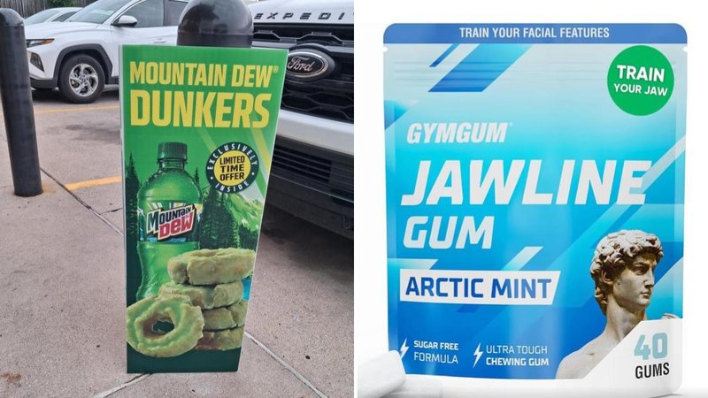 Two weird items.