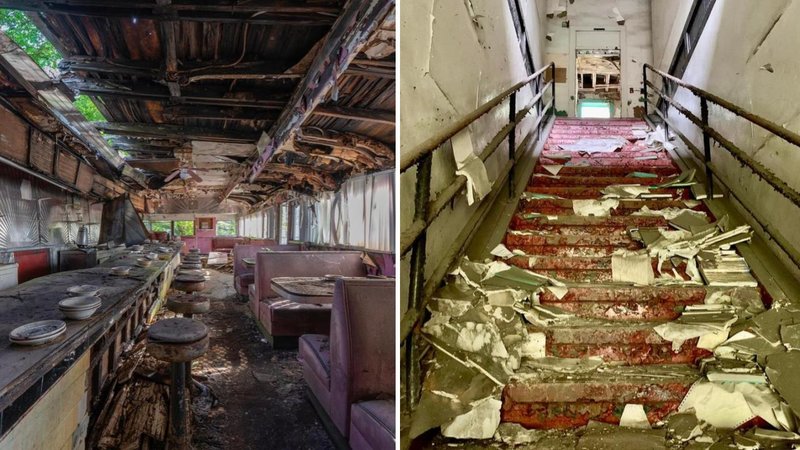 Two abandoned places.