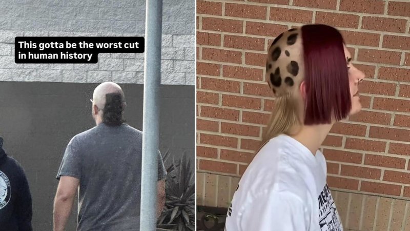 Two haircuts.
