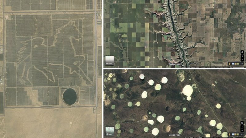 Three weird things found on Google Earth.