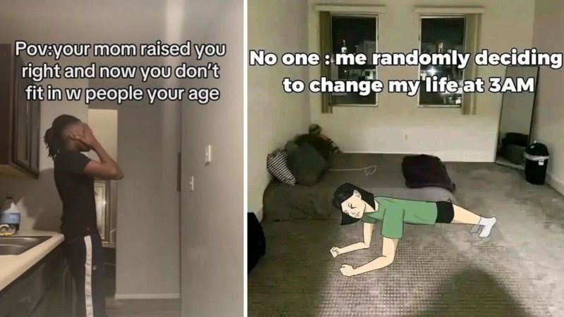 Two memes.