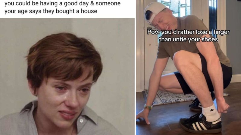 Two memes.