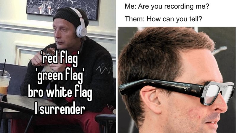Two memes.