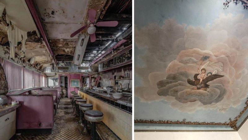 Two abandoned places.