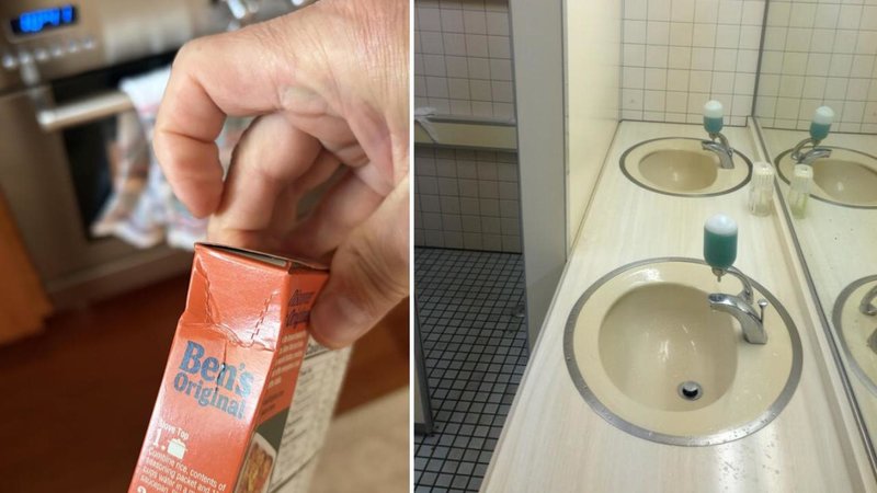 Two badly designed items.