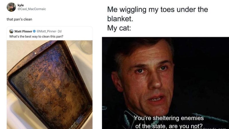 Two memes.