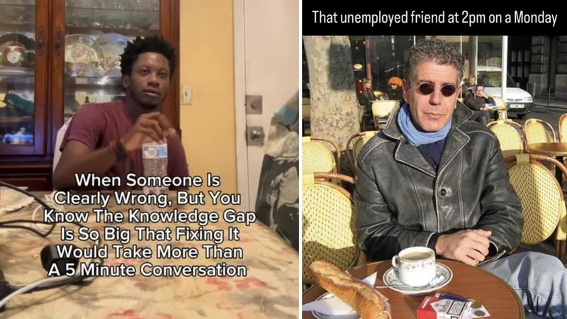 Two memes.