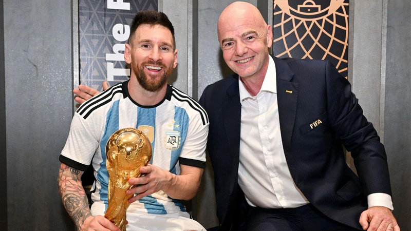 The Lionel Messi and Gianni Infantino memes explained.