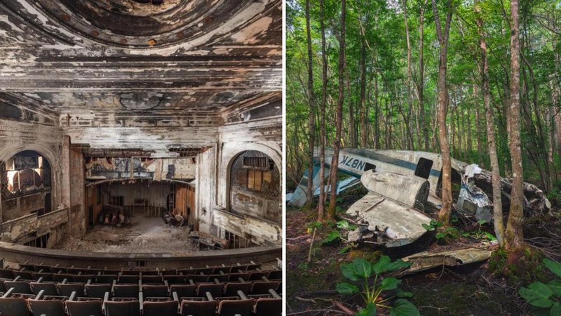Two abandoned places.