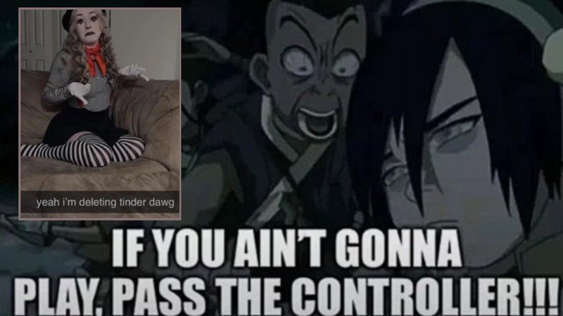 The 'If You Ain't Gonna Play, Pass the Controller' meme explained.