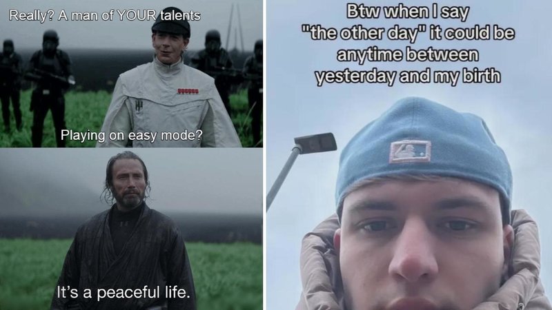 Two memes.
