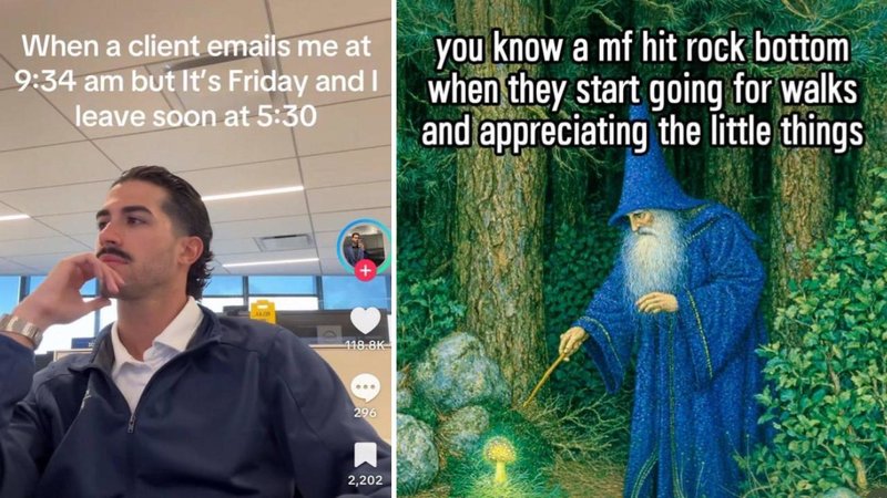 Two memes.