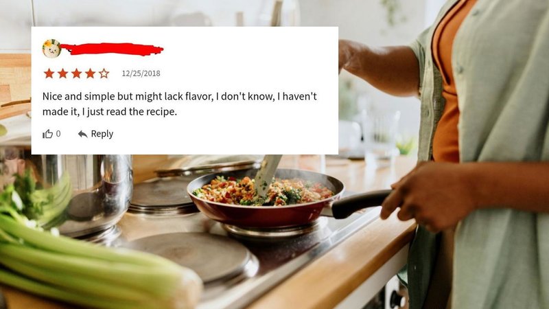 Two recipe reviews.