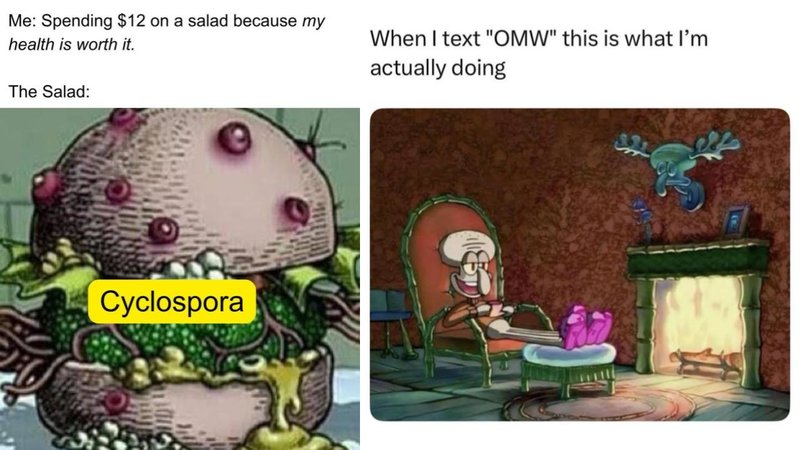 Two memes.