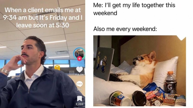 Two memes.