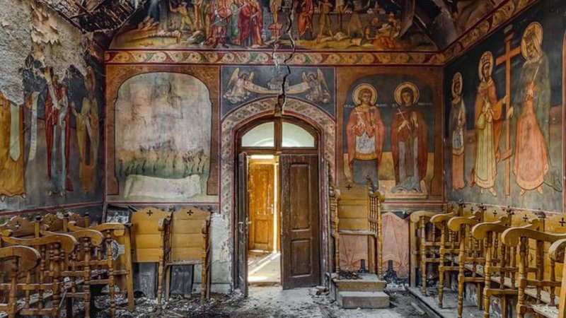 Two abandoned places.