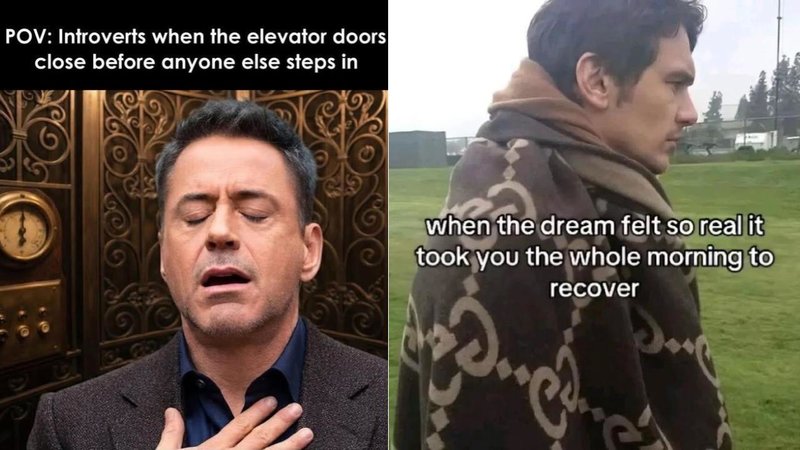 Two memes.