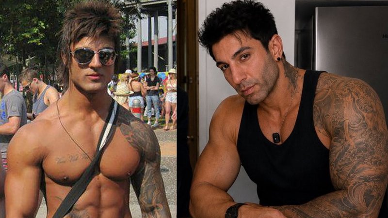 Interview with Chestbrah depicting images of him and his brother, Zyzz.