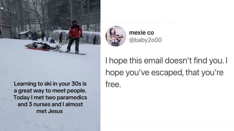Two memes.