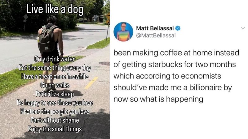 Two memes.