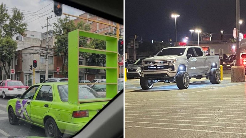 Two cars.