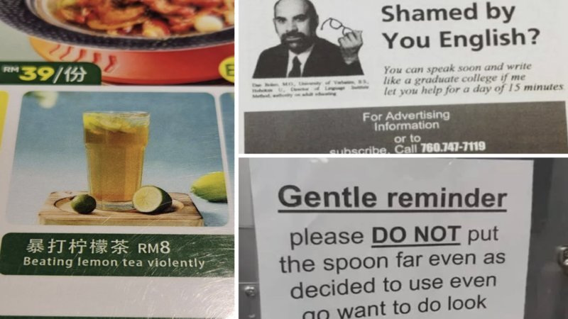 Three funny language fails.