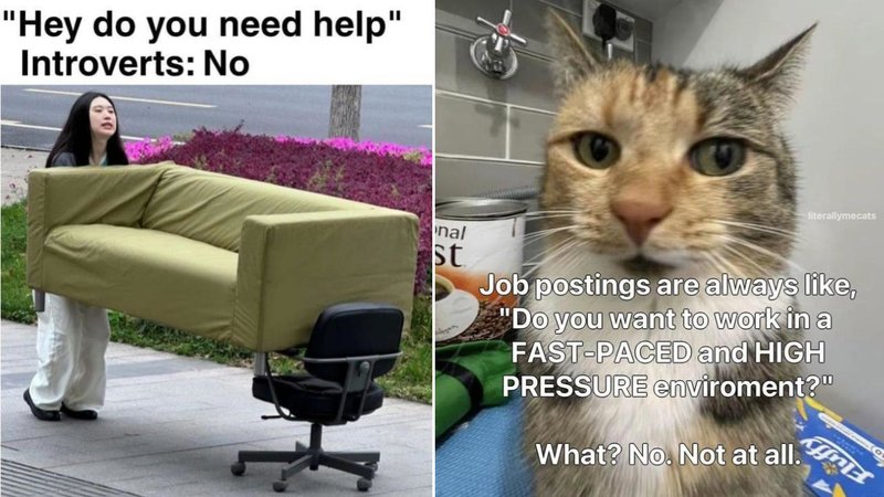 Two memes.