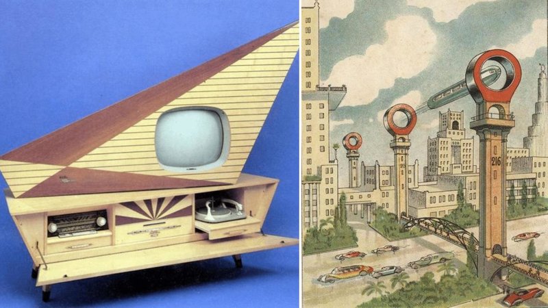 Two retro images.