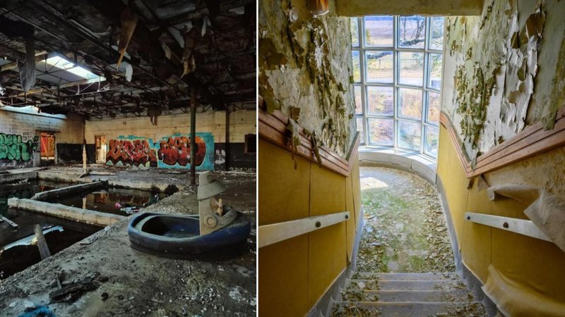 Two abandoned places.