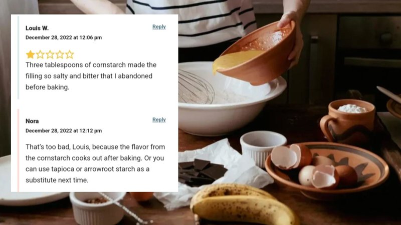 A recipe review.