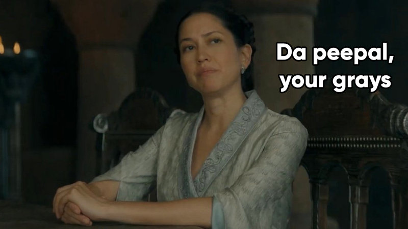 Memes about Mysaria's accent in 'HOTD' explained.
