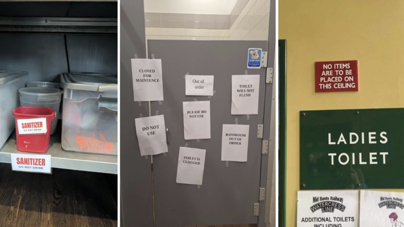 Examples of funny signs with interesting backstories.