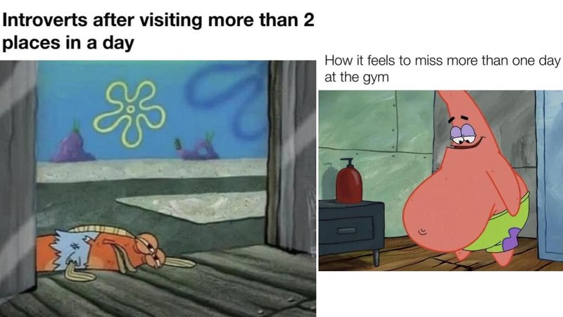 Two memes.