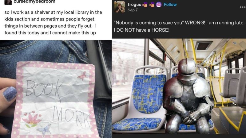 Two Tumblr posts.