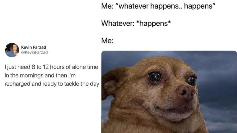 Two memes.
