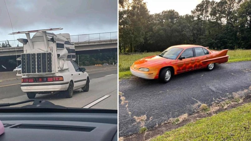 Two cars.