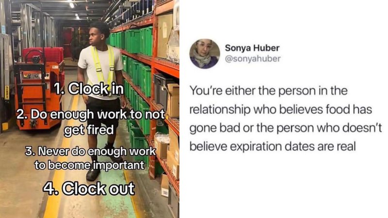 Two memes.